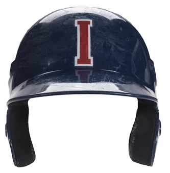2015 Javier Baez Game Used Iowa Cubs Batting Helmet (JT Sports)